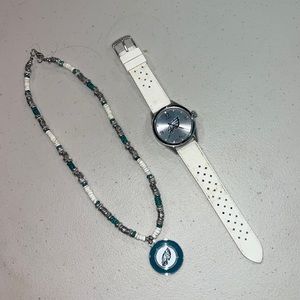Eagles bracelet and watch